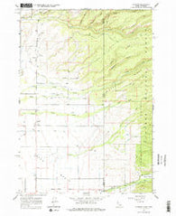 Clawson Idaho Historical topographic map, 1:24000 scale, 7.5 X 7.5 Minute, Year 1965