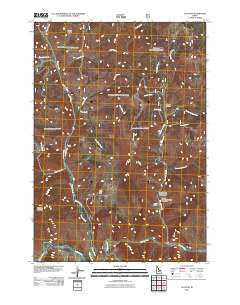 Clayton Idaho Historical topographic map, 1:24000 scale, 7.5 X 7.5 Minute, Year 2011