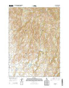 Cliffs Idaho Current topographic map, 1:24000 scale, 7.5 X 7.5 Minute, Year 2013