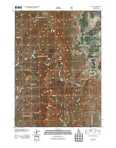 Clifton Idaho Historical topographic map, 1:24000 scale, 7.5 X 7.5 Minute, Year 2011