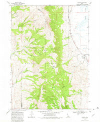Clifton Idaho Historical topographic map, 1:24000 scale, 7.5 X 7.5 Minute, Year 1968