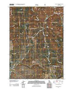 Clifton Creek Idaho Historical topographic map, 1:24000 scale, 7.5 X 7.5 Minute, Year 2011