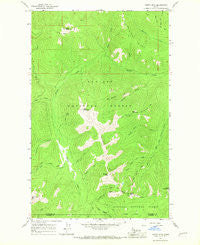 Clifty Mtn Idaho Historical topographic map, 1:24000 scale, 7.5 X 7.5 Minute, Year 1965