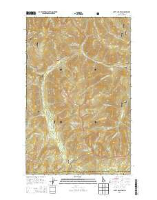 Clifty Mountain Idaho Current topographic map, 1:24000 scale, 7.5 X 7.5 Minute, Year 2013
