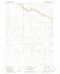 Clover Butte North Idaho Historical topographic map, 1:24000 scale, 7.5 X 7.5 Minute, Year 1980