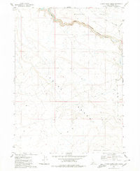 Clover Butte North Idaho Historical topographic map, 1:24000 scale, 7.5 X 7.5 Minute, Year 1980