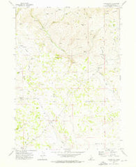 Clover Mtn Idaho Historical topographic map, 1:24000 scale, 7.5 X 7.5 Minute, Year 1972