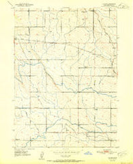 Clover Idaho Historical topographic map, 1:24000 scale, 7.5 X 7.5 Minute, Year 1951