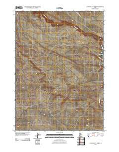 Clover Butte North Idaho Historical topographic map, 1:24000 scale, 7.5 X 7.5 Minute, Year 2010