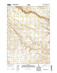 Clover Butte North Idaho Current topographic map, 1:24000 scale, 7.5 X 7.5 Minute, Year 2013