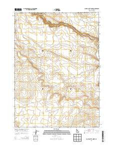 Clover Butte North Idaho Current topographic map, 1:24000 scale, 7.5 X 7.5 Minute, Year 2013