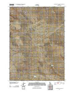 Clover Butte South Idaho Historical topographic map, 1:24000 scale, 7.5 X 7.5 Minute, Year 2010