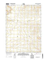 Clover Butte South Idaho Current topographic map, 1:24000 scale, 7.5 X 7.5 Minute, Year 2013