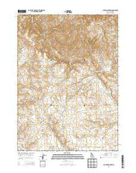 Clover Mountain Idaho Current topographic map, 1:24000 scale, 7.5 X 7.5 Minute, Year 2013