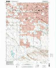 Cloverdale Idaho Historical topographic map, 1:24000 scale, 7.5 X 7.5 Minute, Year 1998