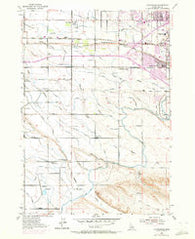 Cloverdale Idaho Historical topographic map, 1:24000 scale, 7.5 X 7.5 Minute, Year 1953