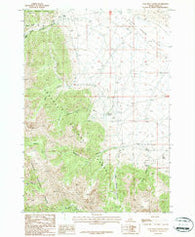 Coal Kiln Canyon Idaho Historical topographic map, 1:24000 scale, 7.5 X 7.5 Minute, Year 1987