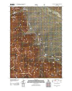 Coal Kiln Canyon Idaho Historical topographic map, 1:24000 scale, 7.5 X 7.5 Minute, Year 2011