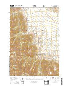Coal Kiln Canyon Idaho Current topographic map, 1:24000 scale, 7.5 X 7.5 Minute, Year 2013