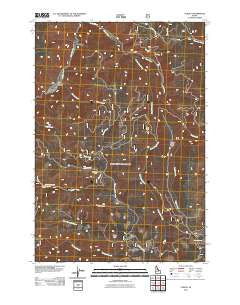 Cobalt Idaho Historical topographic map, 1:24000 scale, 7.5 X 7.5 Minute, Year 2011