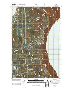 Cocolalla Idaho Historical topographic map, 1:24000 scale, 7.5 X 7.5 Minute, Year 2011