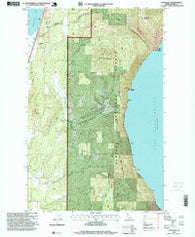 Cocolalla Idaho Historical topographic map, 1:24000 scale, 7.5 X 7.5 Minute, Year 1996