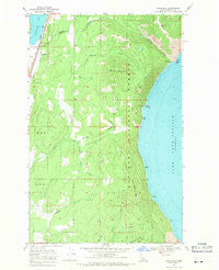 Cocolalla Idaho Historical topographic map, 1:24000 scale, 7.5 X 7.5 Minute, Year 1968