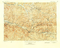 Coeur D'Alene District Idaho Historical topographic map, 1:62500 scale, 15 X 15 Minute, Year 1901