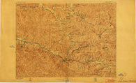 Coeur D'Alene District Idaho Historical topographic map, 1:62500 scale, 15 X 15 Minute, Year 1903