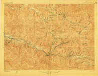 Coeur D'Alene District Idaho Historical topographic map, 1:62500 scale, 15 X 15 Minute, Year 1906