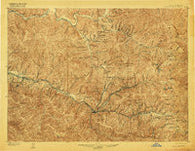 Coeur D'Alene District Idaho Historical topographic map, 1:62500 scale, 15 X 15 Minute, Year 1906