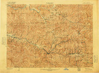 Coeur D'Alene District Idaho Historical topographic map, 1:62500 scale, 15 X 15 Minute, Year 1906