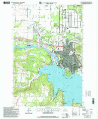 Coeur D'Alene Idaho Historical topographic map, 1:24000 scale, 7.5 X 7.5 Minute, Year 1996