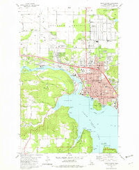 Coeur D'Alene Idaho Historical topographic map, 1:24000 scale, 7.5 X 7.5 Minute, Year 1981
