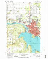 Coeur D'Alene Idaho Historical topographic map, 1:24000 scale, 7.5 X 7.5 Minute, Year 1981
