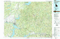 Coeur D'Alene Idaho Historical topographic map, 1:100000 scale, 30 X 60 Minute, Year 1987