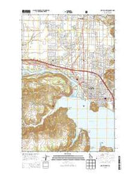 Coeur D'Alene Idaho Current topographic map, 1:24000 scale, 7.5 X 7.5 Minute, Year 2013