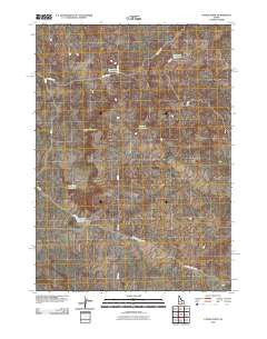 Coffee Point Idaho Historical topographic map, 1:24000 scale, 7.5 X 7.5 Minute, Year 2010