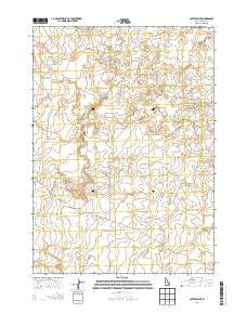 Coffee Point Idaho Current topographic map, 1:24000 scale, 7.5 X 7.5 Minute, Year 2013