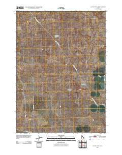 Coffee Point NE Idaho Historical topographic map, 1:24000 scale, 7.5 X 7.5 Minute, Year 2010