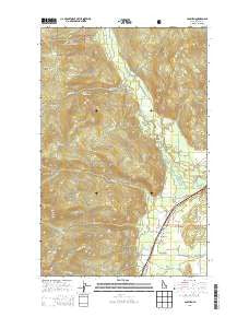 Colburn Idaho Current topographic map, 1:24000 scale, 7.5 X 7.5 Minute, Year 2013