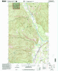 Colburn Idaho Historical topographic map, 1:24000 scale, 7.5 X 7.5 Minute, Year 1996