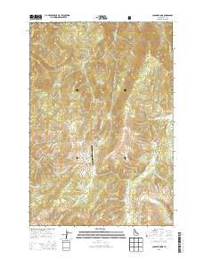 Cold Meadows Idaho Current topographic map, 1:24000 scale, 7.5 X 7.5 Minute, Year 2013