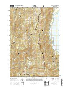 Cold Spring Ridge Idaho Current topographic map, 1:24000 scale, 7.5 X 7.5 Minute, Year 2013