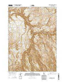 Combination Ridge Idaho Current topographic map, 1:24000 scale, 7.5 X 7.5 Minute, Year 2013