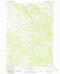 Commissary Ridge Idaho Historical topographic map, 1:24000 scale, 7.5 X 7.5 Minute, Year 1966
