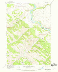 Conant Valley Idaho Historical topographic map, 1:24000 scale, 7.5 X 7.5 Minute, Year 1966