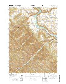 Conant Valley Idaho Current topographic map, 1:24000 scale, 7.5 X 7.5 Minute, Year 2013