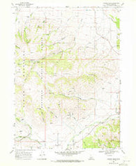 Connor Ridge Idaho Historical topographic map, 1:24000 scale, 7.5 X 7.5 Minute, Year 1968
