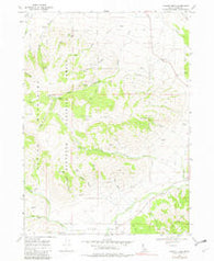 Connor Ridge Idaho Historical topographic map, 1:24000 scale, 7.5 X 7.5 Minute, Year 1968